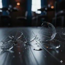 Toda la cristalería del local