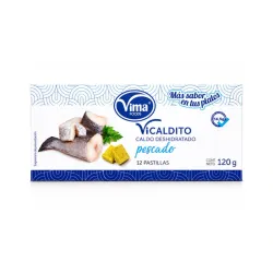 Cuadritos de Caldo de Pescado