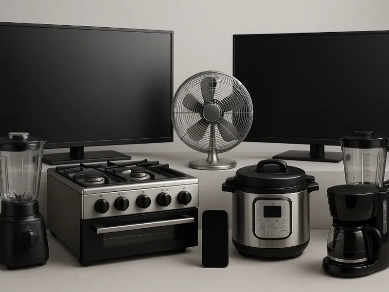 Electrodomésticos y Teléfonos Móviles.