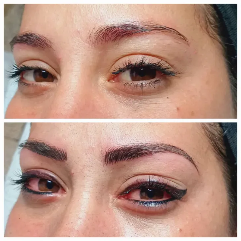 Delineado de ojos  1 linea 