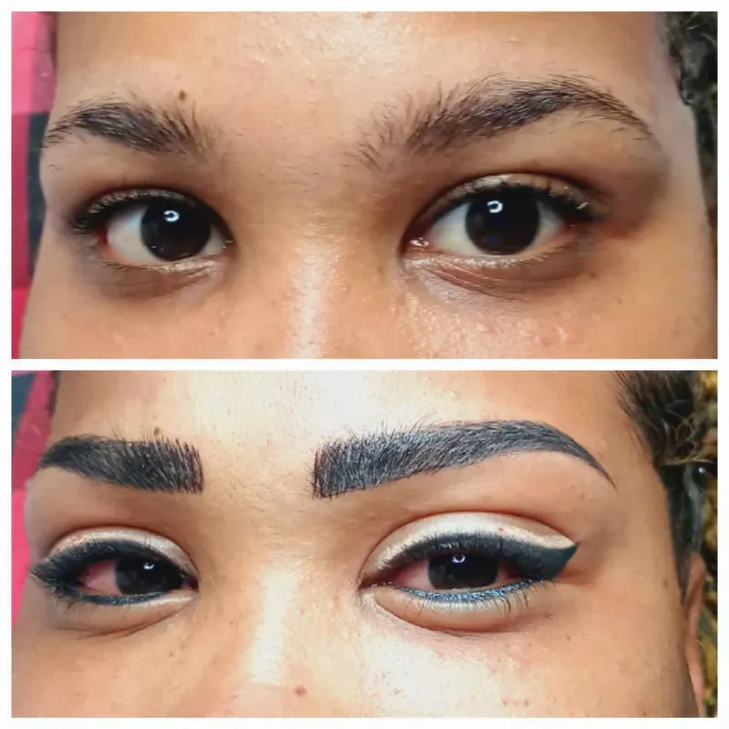 Delineado de ojos 2 lineas 