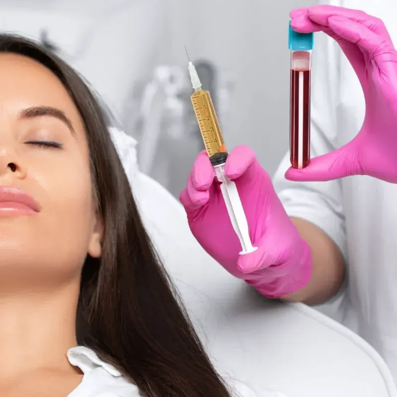 Mesoterapia con plasma rico en plaqueta PRP