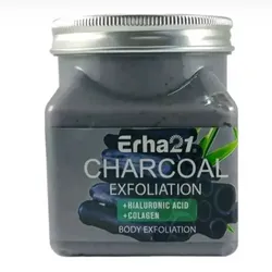 Exfoliador corporal Erha 21 de carbon activado