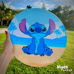 Disco con temática de Stitch.💙