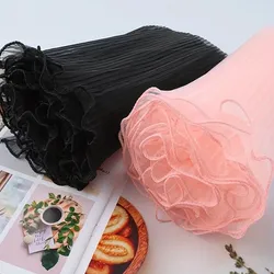 Envoltura para ramos de tela ondulada.💐