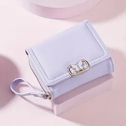Monedero mini en morado