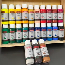 Pinturas de acrílico.