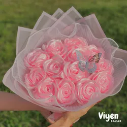 Ramo de rosas rosadas.💖