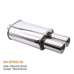 Cola de escape, acero inoxidable, sonido deportivo