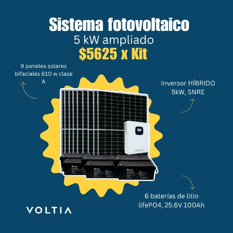 Kit 5kW ampliado 