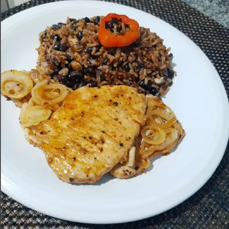 Bistec criollo al grill