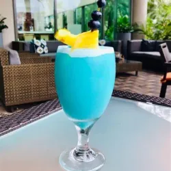 Blue lemon con piña