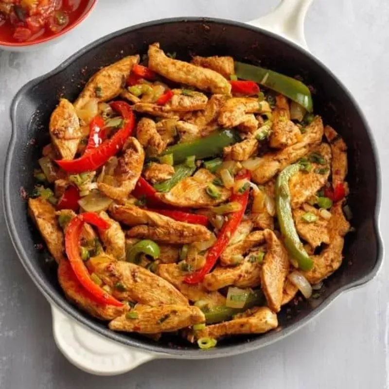 Fajitas de pollo 