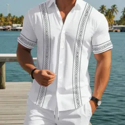 Conjunto de hombre blanco