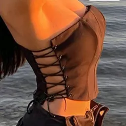 Corset cruzado al lado
