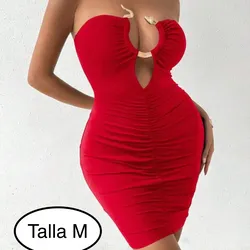 Vestido con diseño de serpiente