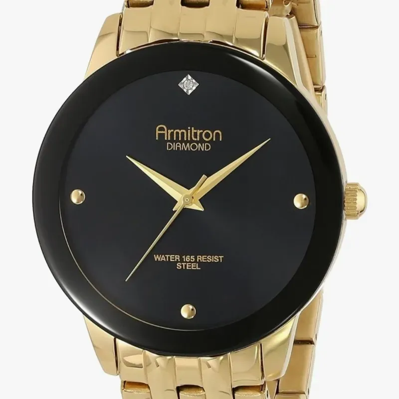 Armitron 44 mm. Gold Watch 