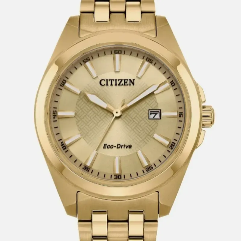 Citizen Ecodrive Peyten 41 mm gold watch 