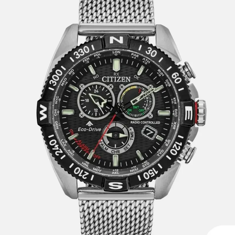 Citizen Ecodrive Promaster Navihawk A-T 44 mm mens Chronograph 