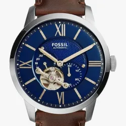 Fossil - Reloj de pulsera automático y mecánico de estilo Townsman en acero inoxidable para hombre