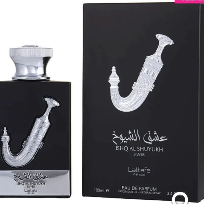 Lattafa ishq al shuyukh silver. 100 ml eau de parfum 