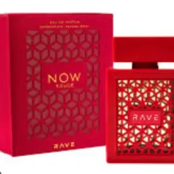 RAVE NOW Rouge. 3.4 Oz eau de Perfum 