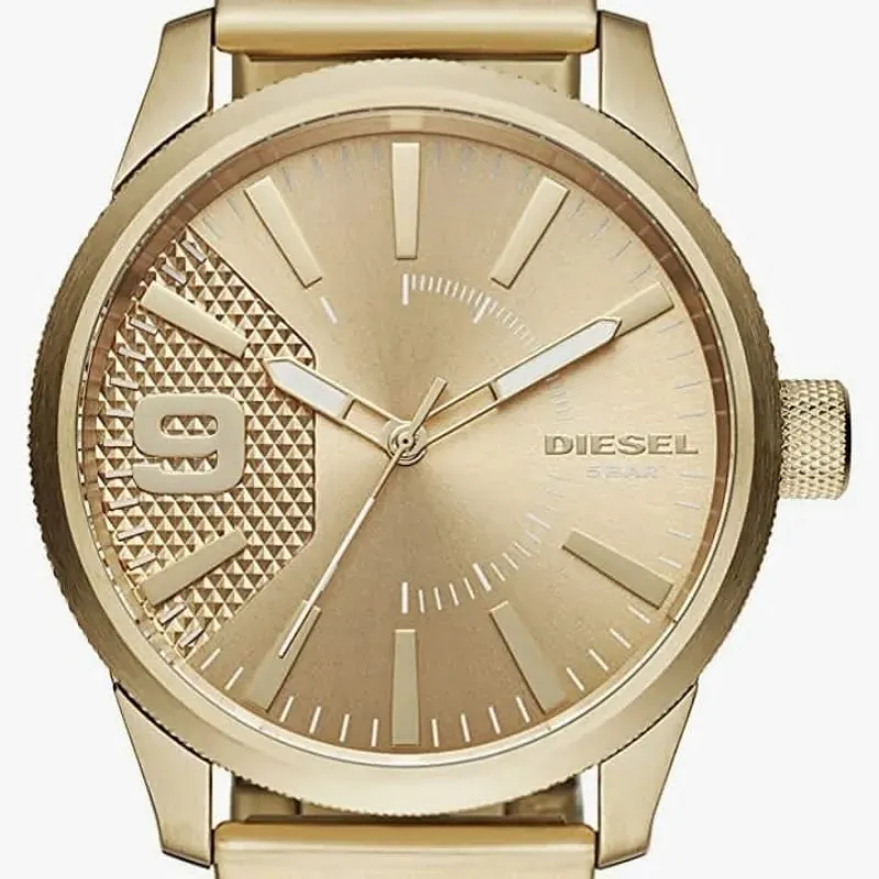 Diesel Men's Rasp Gold Watch