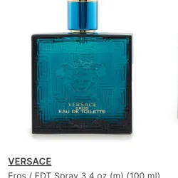 VERSACE EROS. 3.4 oz Eau de Toillete spray 