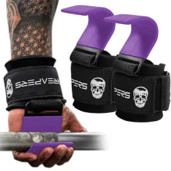 Ganchos de levantamiento de pesas (par)