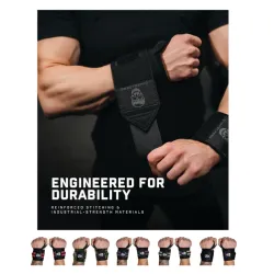 Muñequeras de halterofilia (18")