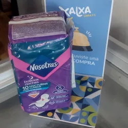 Almohadilla Sanitaria Nosotras Nocturna Clásica 10 piezas