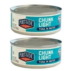 Atun claro en trozos Portside