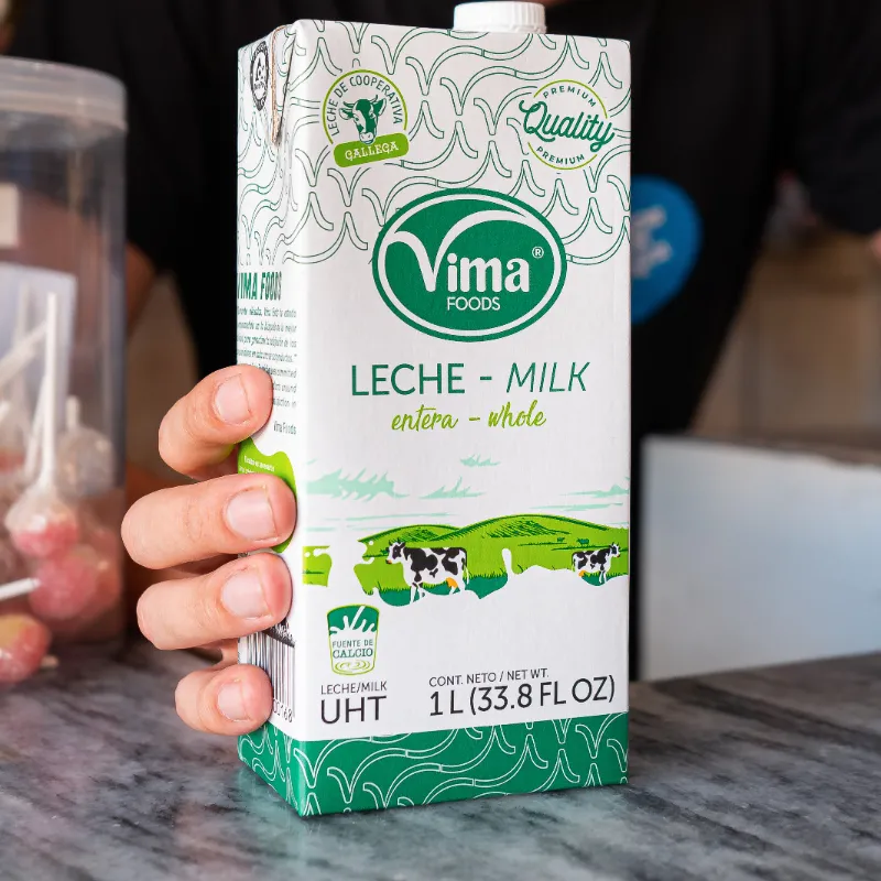 Leche entera Vima