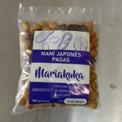 Maní Japonés con Pasas MariaKuka