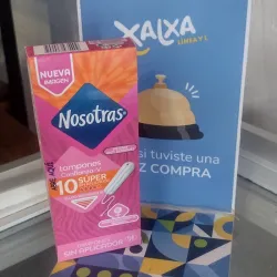 Nosotras Tampon Super Sin Aplicador