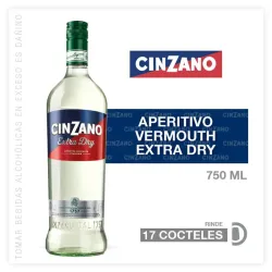 Vermouth Cinzano Extra Dry 750ml
