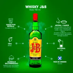 Whisky JB Rare 750ml
