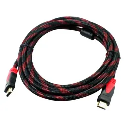 Cables HDMI enmallado Puntas Doradas