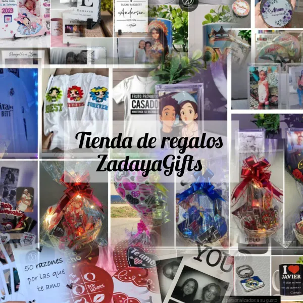 Tienda de Regalos online especializada en ayudarle a conformar ese precioso recuerdo que desea expresar . En ZadayaGifts realizamos las ideas y creamos detalles inolvidables ✨️🎁🍃
