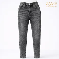 Jeans Skinny Negro Acid Wash