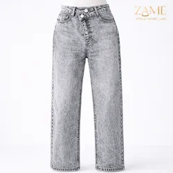 Jeans Straight Fit Acid Wash