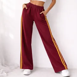 ✨ Pantalón Sport de Tiro Alto Burdeos