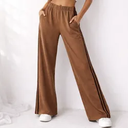 ✨ Pantalón Sport de Tiro Alto Marrón 