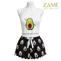 Pijama de Mujer 2 Piezas Aguacate 🥑 Cómoda & Fresca