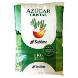 Paquetes de azúcar blanca