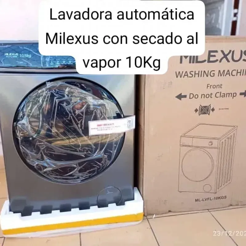 Lavadora con secadora al vapor
