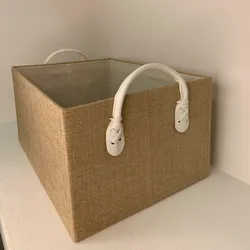 Cesta Cuadrada con Asas