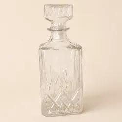 Licorera de Cristal cuadrada