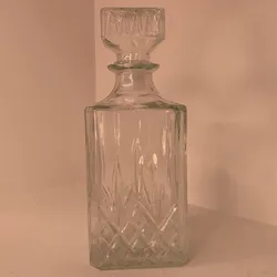 Licorera de Cristal cuadrada