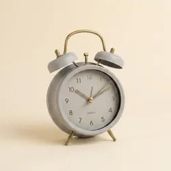Reloj Despertador Gris
